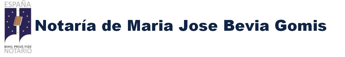 Notaría de María José Beviá Gomis en Ibi