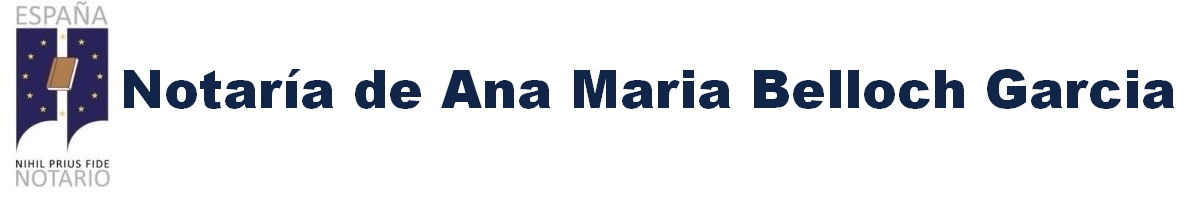 Notaría de Ana María Belloch García en Enguera