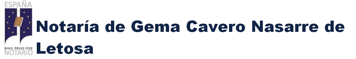 Notaría de Gema Cavero Nasarre de Letosa en Almunia de Doña Godina, La
