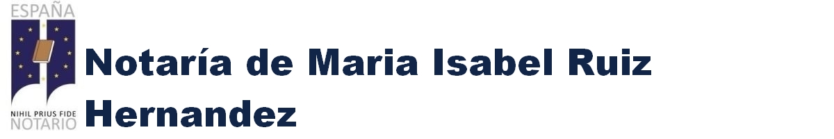 Notaría de María Isabel Ruiz Hernández en Jumilla