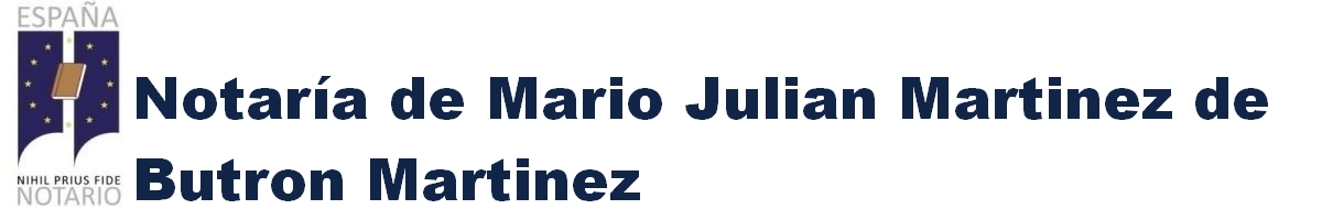 Notaría de Mario Julián Martínez de Butrón Martínez en Santurtzi