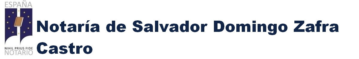 Notaría de Salvador Domingo Zafra Castro en Hinojosa del Duque