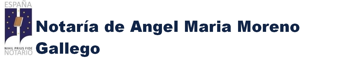 NotarÃ­a de Ãngel MarÃ­a Moreno Gallego en Zarautz