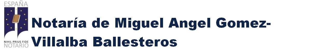 Notaría de Miguel Ángel Gómez-Villalba Ballesteros en Cartaya