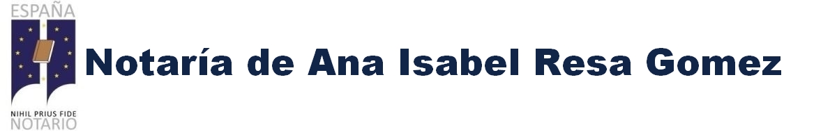 Notaría de Ana Isabel Resa Gómez en Orduña