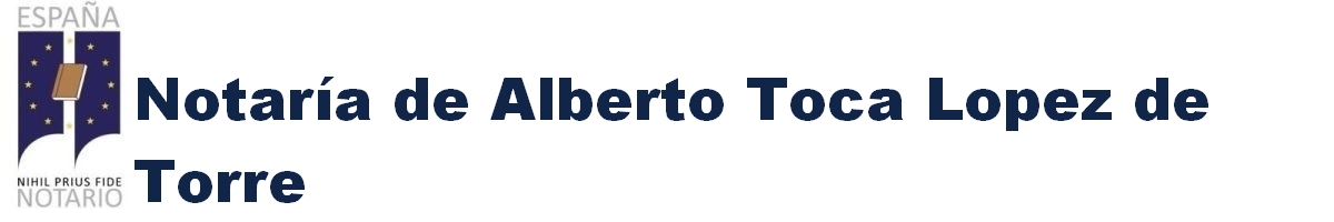 Notaría de Alberto Toca López de Torre en Tafalla