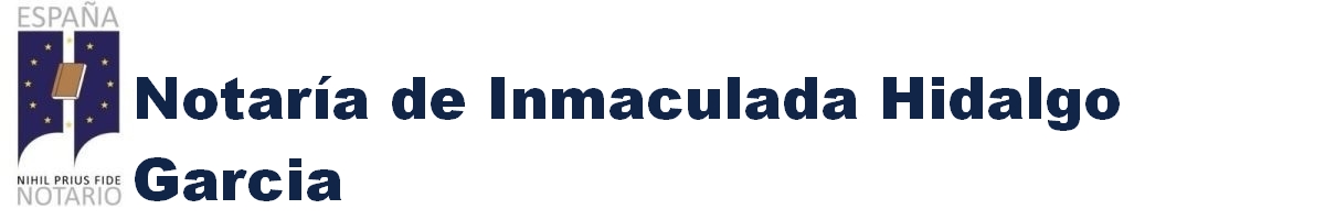 Notaría de Inmaculada Hidalgo García en Rute
