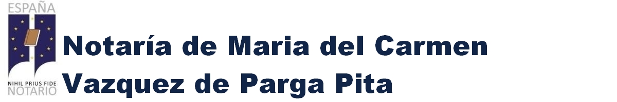 Notaría de María del Carmen Vázquez de Parga Pita en Cunit