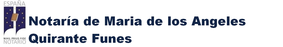 Notaría de María de los Ángeles Quirante Funes en Orcera