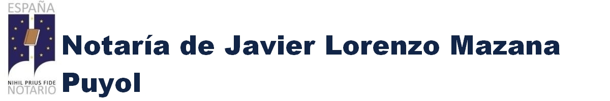 NotarÃ­a de Javier Lorenzo Mazana Puyol en Calatayud