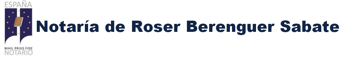 Notaría de Roser Berenguer Sabaté en Solsona
