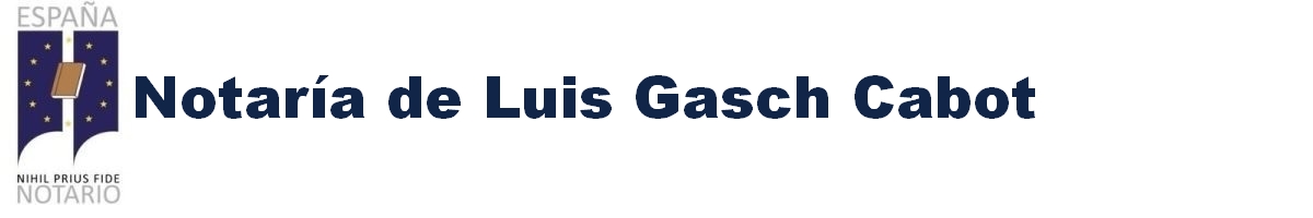 Notaría de Luis Gasch Cabot en Terrassa