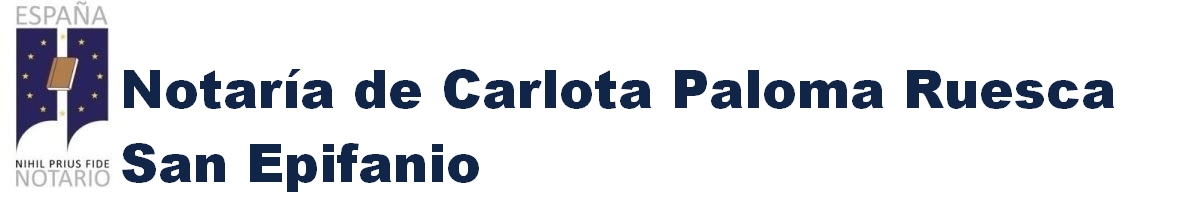 Notaría de Carlota Paloma Ruesca San Epifanio en Barbastro