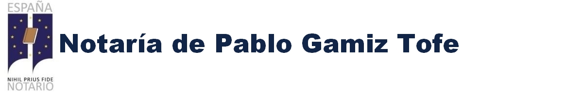 Notaría de Pablo Gámiz Tofé en Quesada