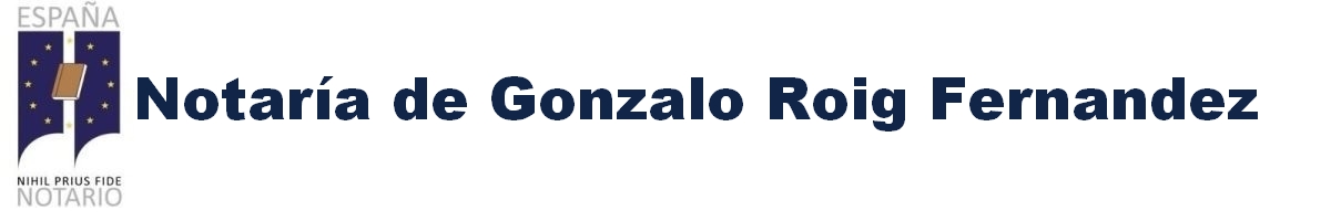 Notaría de Gonzalo Roig Fernández en Santa Coloma de Gramenet