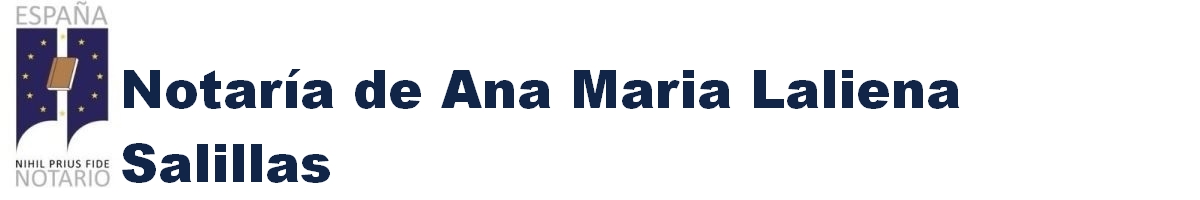 Notaría de Ana María Laliena Salillas en Sariñena