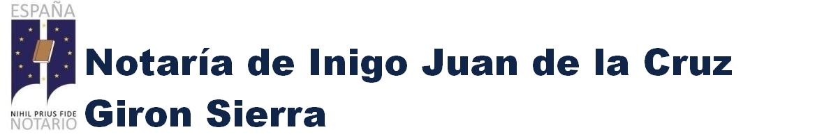 NotarÃ­a de ÃÃ±igo Juan de la Cruz GirÃ³n Sierra en Santander