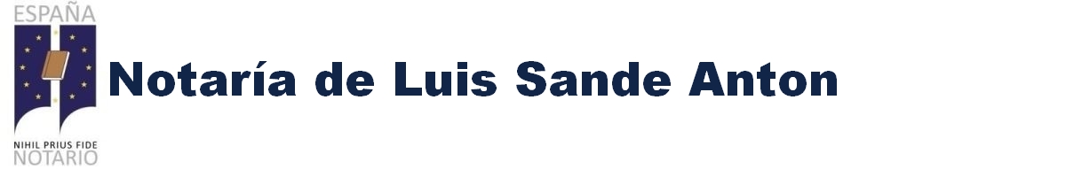 Notaría de Luis Sande Antón en Salas