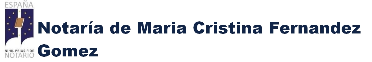 Notaría de María Cristina Fernández Gómez en Saldaña