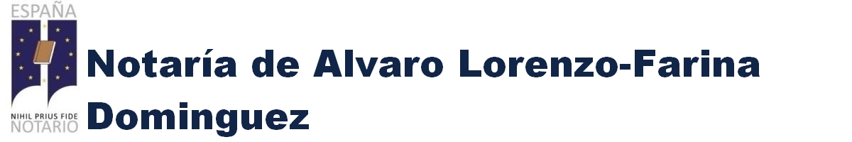 NotarÃ­a de Ãlvaro Lorenzo-FariÃ±a DomÃ­nguez en Ponteareas