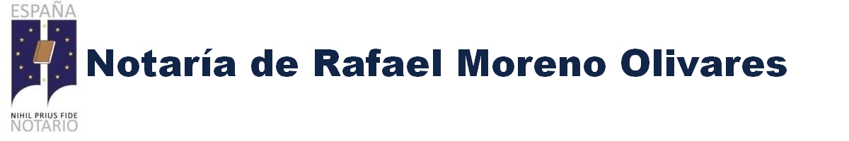 Notaría de Rafael Moreno Olivares en Aspe