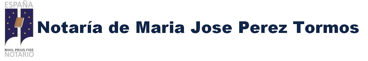 Notaría de María José Pérez Tormos en Turís