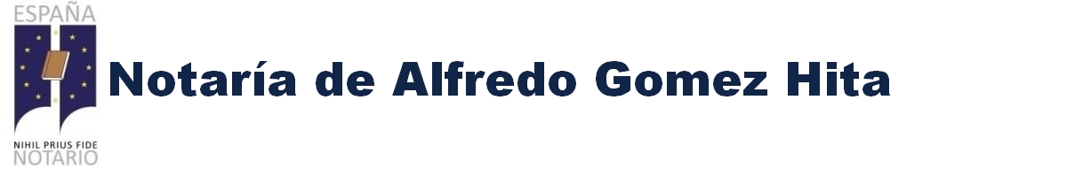 Notaría de Alfredo Gómez Hita en San Javier