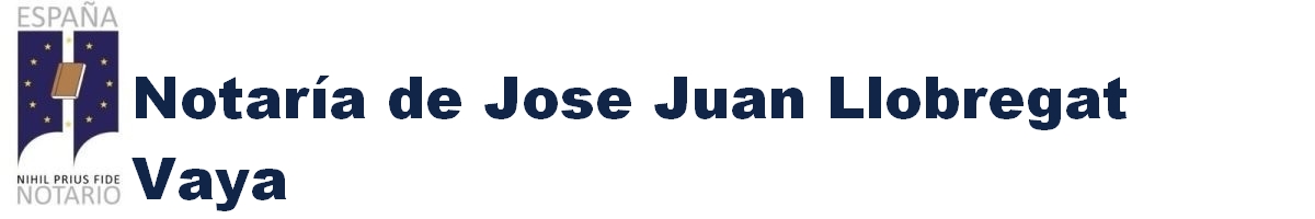 Notaría de José Juan Llobregat Vaya en Alzira
