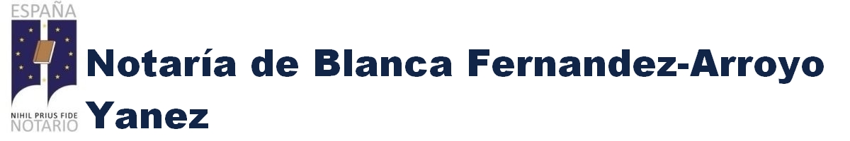 Notaría de Blanca Fernández-Arroyo Yañez en Águilas