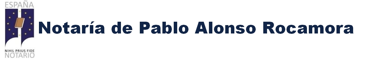 Notaría de Pablo Alonso Rocamora en Ayora