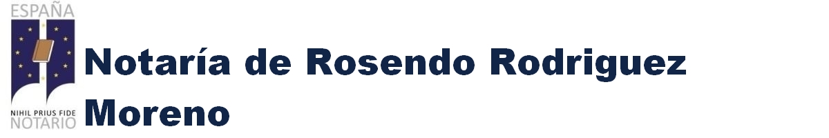 Notaría de Rosendo Rodríguez Moreno en Villena