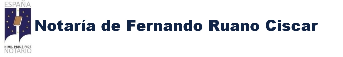 Notaría de Fernando Ruano Císcar en Santa Pola