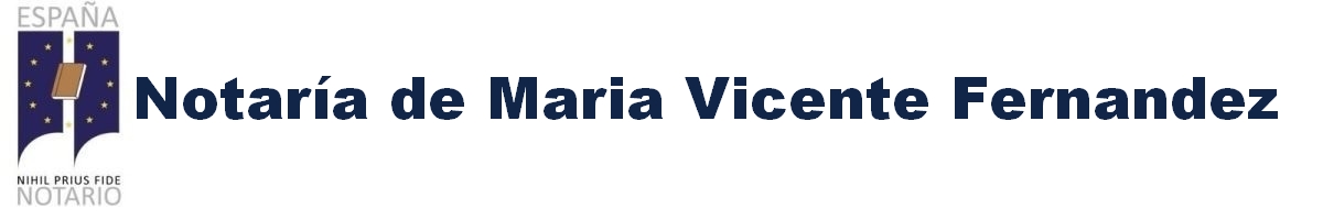 Notaría de María Vicente Fernández en Villadiego