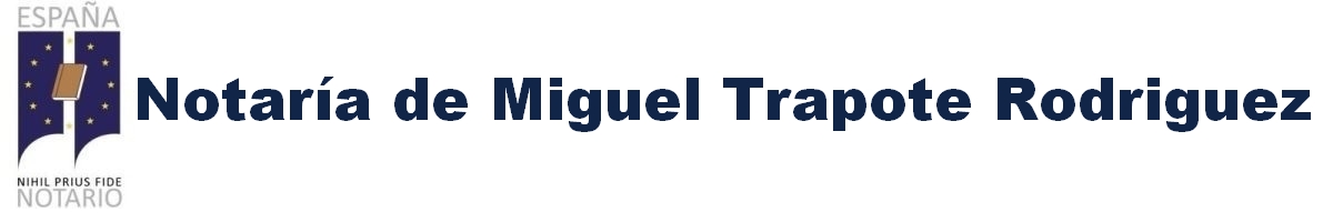 Notaría de Miguel Trapote Rodríguez en Cartagena