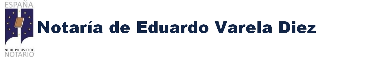 Notaría de Eduardo Varela Díez en Castrojeriz