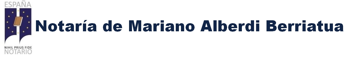 Notaría de Mariano Alberdi Berriatua en Quintanar de la Orden
